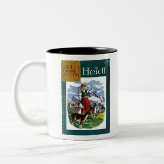 Heidi - Retro Comics - Fantasy - Retro Comics Two-Tone Coffee Mug