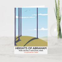 Heights of Abraham Peak District Rail poster