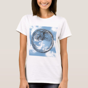 Heights of Heaven with tree, clouds , sky, bubble T-Shirt