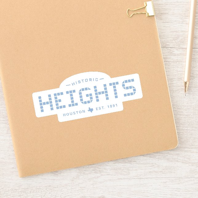 Heights Tile, Blue Tile, Houston Heights (Notebook)