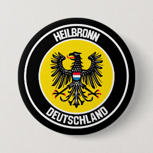 Heilbronn Round Emblem 7.5 Cm Round Badge