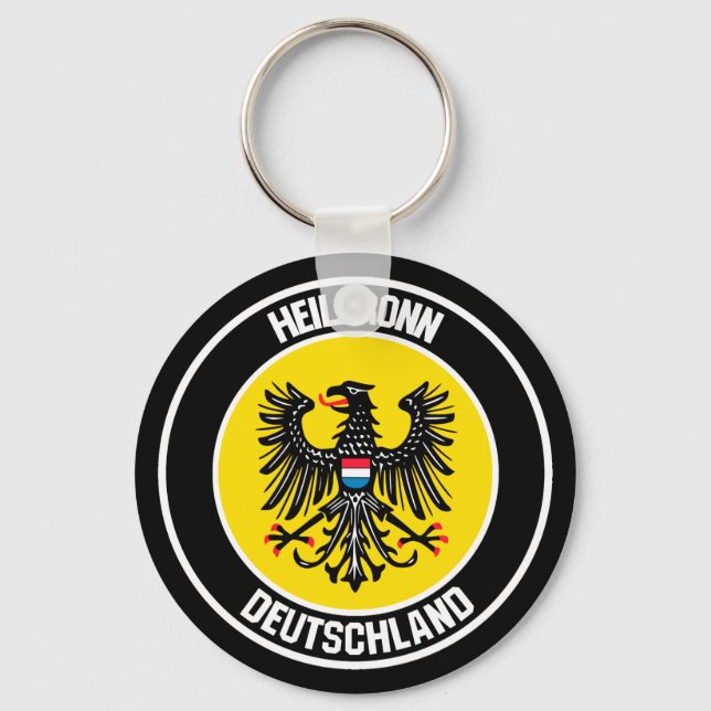 Heilbronn Round Emblem Key Ring (Front)