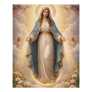 Heilige Mutter Gottes Göttliche Liebe & Schutz´11 Poster