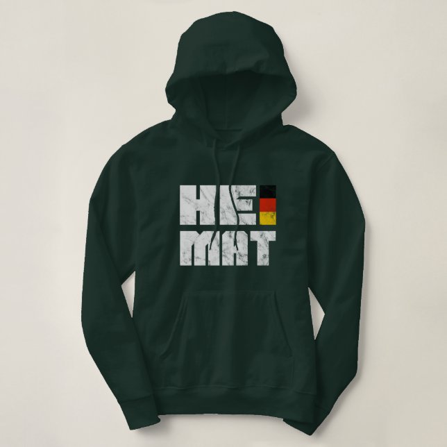 Heimat, German, Germany Home, Homeland Hoodie (Design Front)