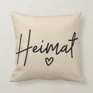 Heimat, German Word, Home, Homeland Cushion