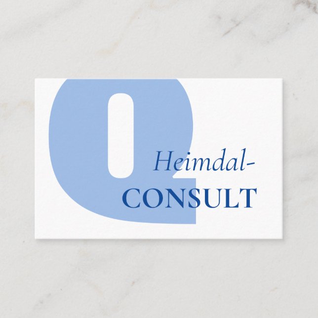 Heimdal Consult Business Card (Front)