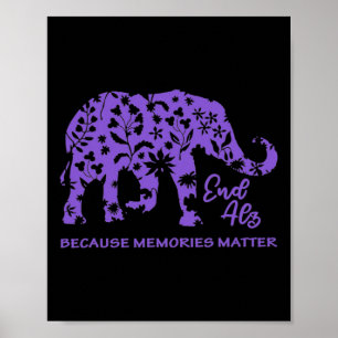 Heimer Awareness Memories Problem Elephant Warrior Poster