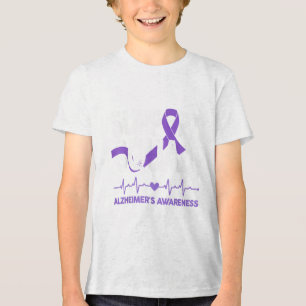 Heimer-shirts Support Squad Men Women Dementia Awa Tri-Blend Shirt