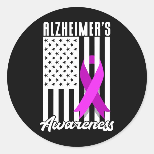 Heimerheimer Awareness  Classic Round Sticker (Front)
