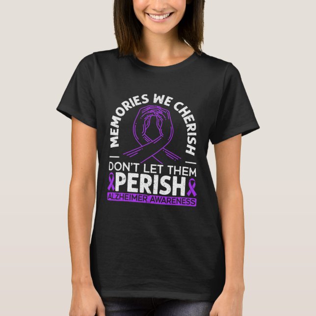 Heimerheimer Awareness Dementia Memory  T-Shirt (Front)