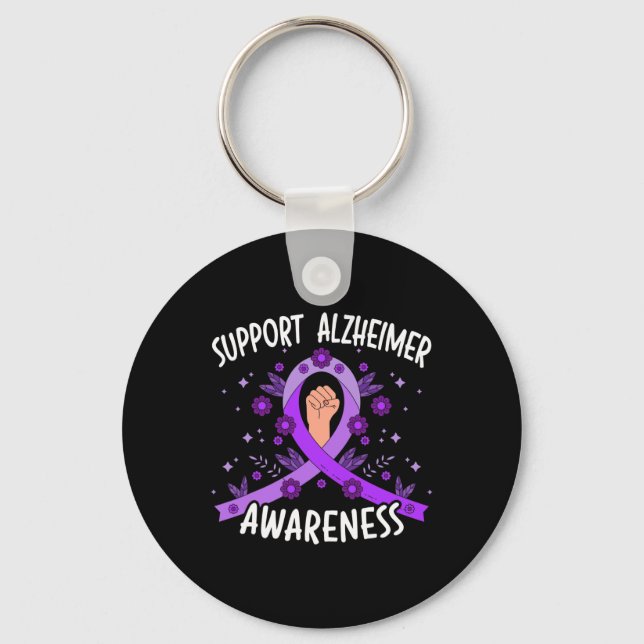 Heimerheimer Awareness Dementia Support 3  Key Ring (Front)