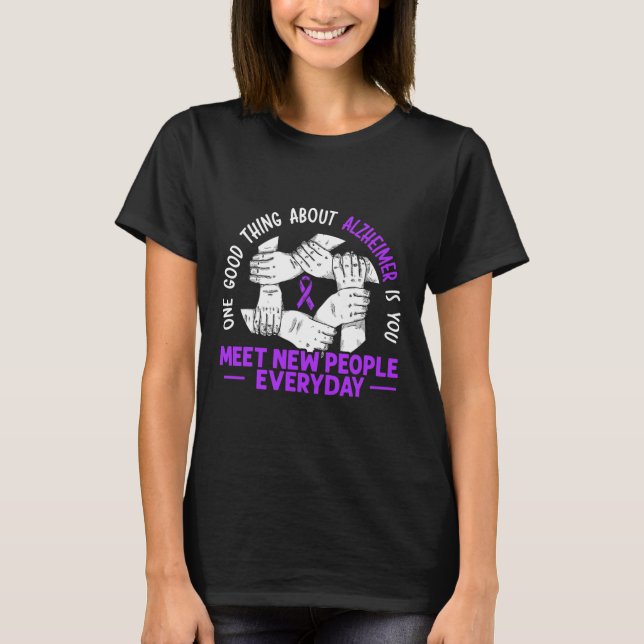 Heimerheimer Awareness Dementia Support 4  T-Shirt (Front)