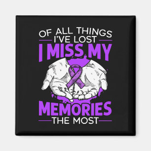 Heimerheimer Awareness Dementia Support  Magnet