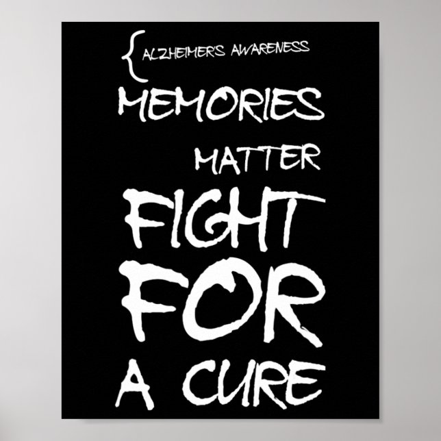 Heimerheimer Awareness Design Support Month Purple Poster (Front)