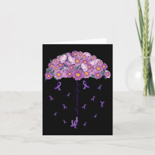 Heimerheimer Awareness Flower Umbrella I Will Reme Card