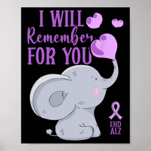 Heimerheimer Awareness I Will Remember For You End Poster