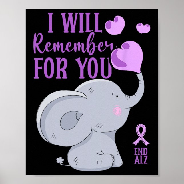 Heimerheimer Awareness I Will Remember For You End Poster (Front)