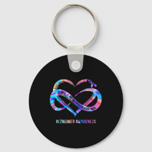 Heimerheimer Awareness I Will Remember For You  Key Ring