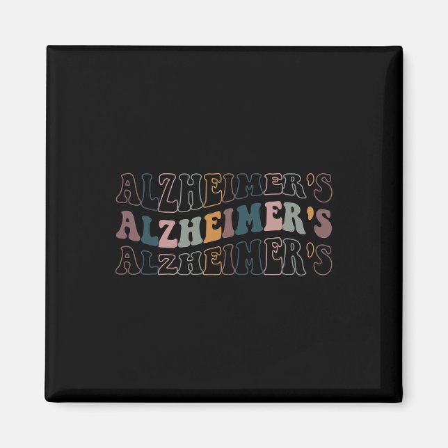 Heimerheimer' Awareness Love Never Forgets 1  Magnet (Front)