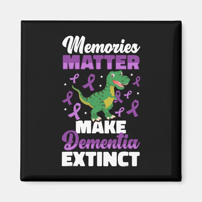 Heimerheimer Awareness Make Dementia Extinct End H Magnet (Front)