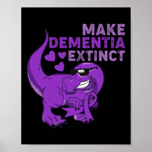Heimerheimer Awareness Make Dementia Extinct End H Poster