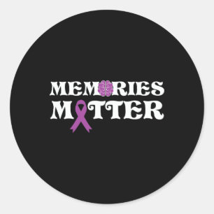 Heimerheimer Awareness Memories Problem  Classic Round Sticker