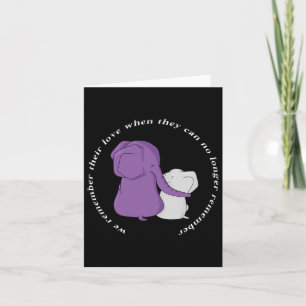 Heimerheimer Awareness Month I Endheimer Purple Ri Card