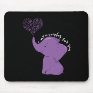 Heimerheimer Awareness Month I Endheimer Purple Ri Mouse Pad