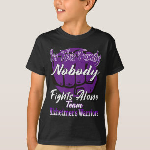 Heimerheimer Awareness Purple Ribbon The End Of He T-Shirt