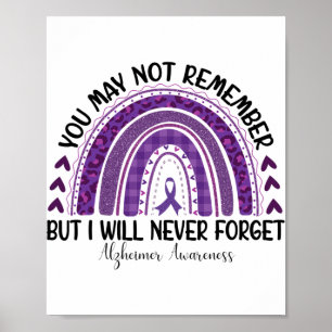 Heimerheimer Awareness You May Not Remember I Will Poster