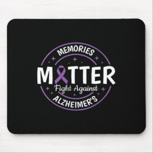 Heimerheimer Brain Awareness Memories Problem Purp Mouse Pad