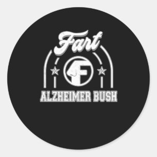 Heimerheimer Bush Fart Funny  Classic Round Sticker