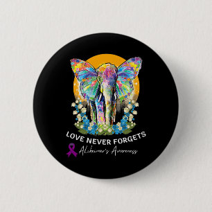 Heimerheimer Elephant Love Never Forgets Heimerhei 6 Cm Round Badge