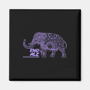 Heimerheimer I Awareness Heimer Elephant Grandma G Magnet