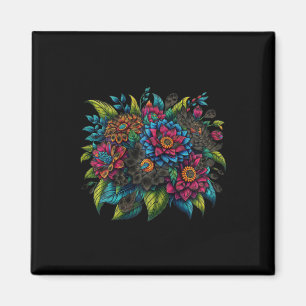 Heimerheimer Purple Floral Pansy Dementia Heimerhe Magnet