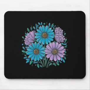 Heimerheimer Purple Floral Pansy Dementia Heimerhe Mouse Pad
