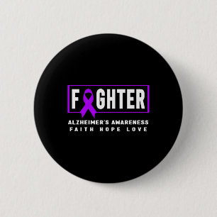 Heimerheimer’s Awareness - Purple Heimerheimer’s F 6 Cm Round Badge