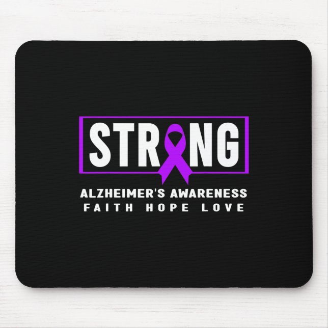 Heimerheimer’s Awareness - Purple Heimerheimer’s S Mouse Pad (Front)