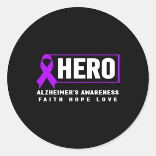 Heimerheimer’s Awareness Shirt - Heimer Hero Heime Classic Round Sticker