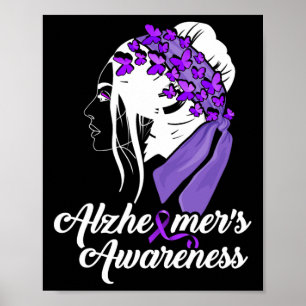 Heimerheimer´s Awareness Women Butterfly Poster