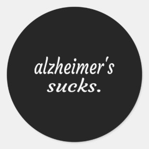 Heimerheimer’s Dementia Heimerheimer Disease Aware Classic Round Sticker