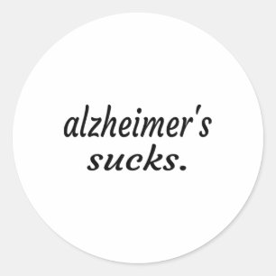 Heimerheimer’s Dementia Heimerheimer Disease Aware Classic Round Sticker