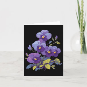 Heimerheimer Viola Floral Pansy Dementi Heimerheim Card