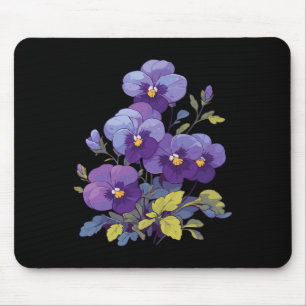 Heimerheimer Viola Floral Pansy Dementi Heimerheim Mouse Pad