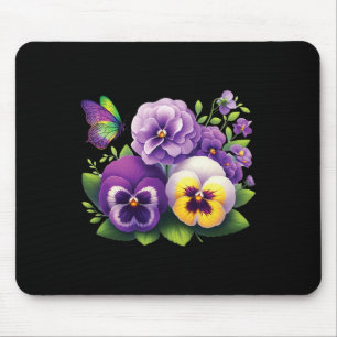 Heimerheimer Viola Floral Pansy Dementi Heimerheim Mouse Pad