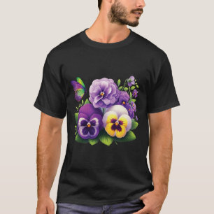 Heimerheimer Viola Floral Pansy Dementi Heimerheim T-Shirt