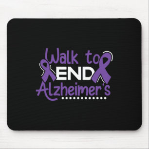 Heimerheimer Walk Dementia Warrior Purple Ribbon A Mouse Pad