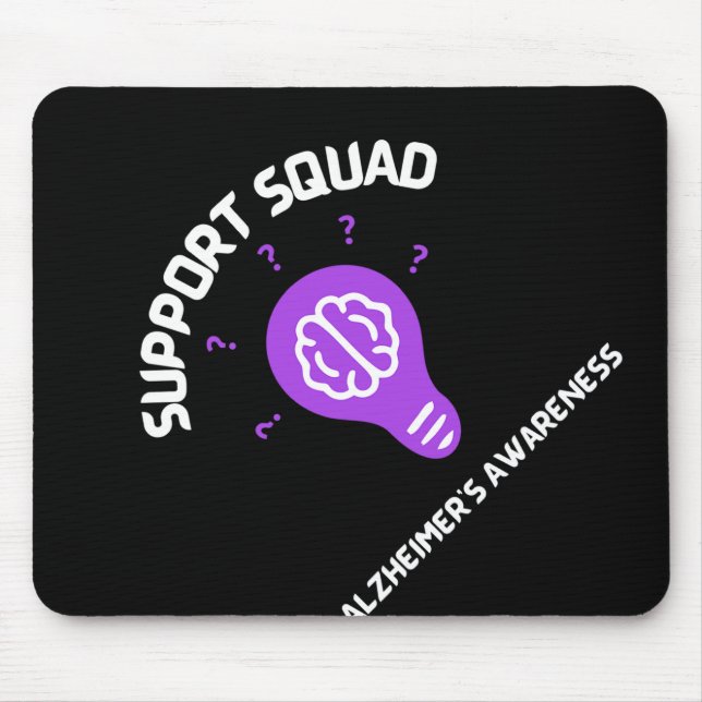 Heimerheimer's Awareness A Messy Bun Heimerheimer' Mouse Pad (Front)