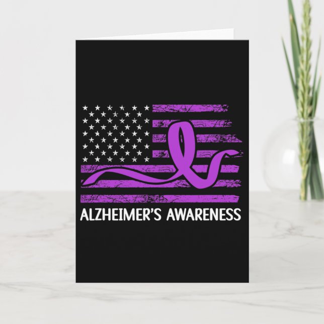 Heimerheimers Awareness Brain Disorder  Card (Front)