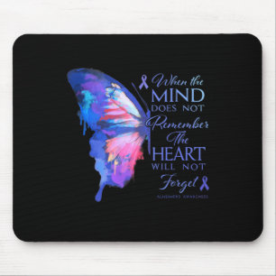 Heimerheimers Awareness Butterfly Mouse Pad